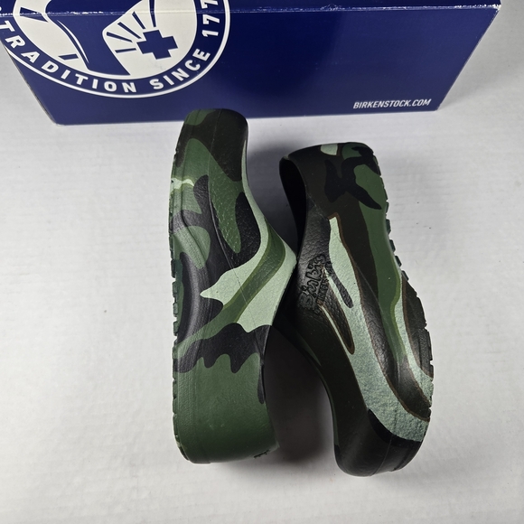 *NEW* Kids Unisex Birkenstock Super Birki Camo Slip On Clogs Mules EU30 US12 - Picture 6 of 8